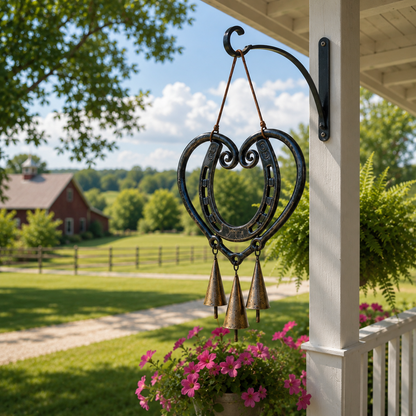 🔩100% Handmade | Love Horse Hoof Wind Chime