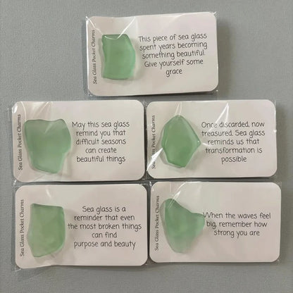 💙 Sea Glass Worry Stone