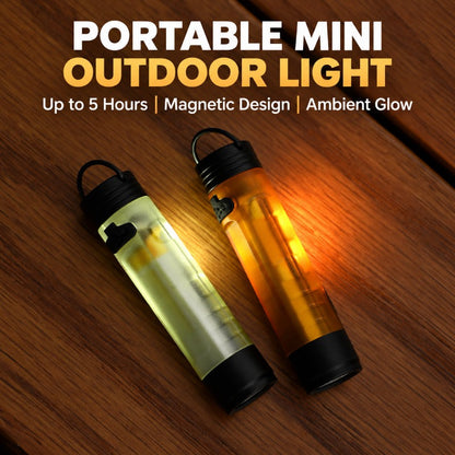 Magnetic Clip Camping Flashlight