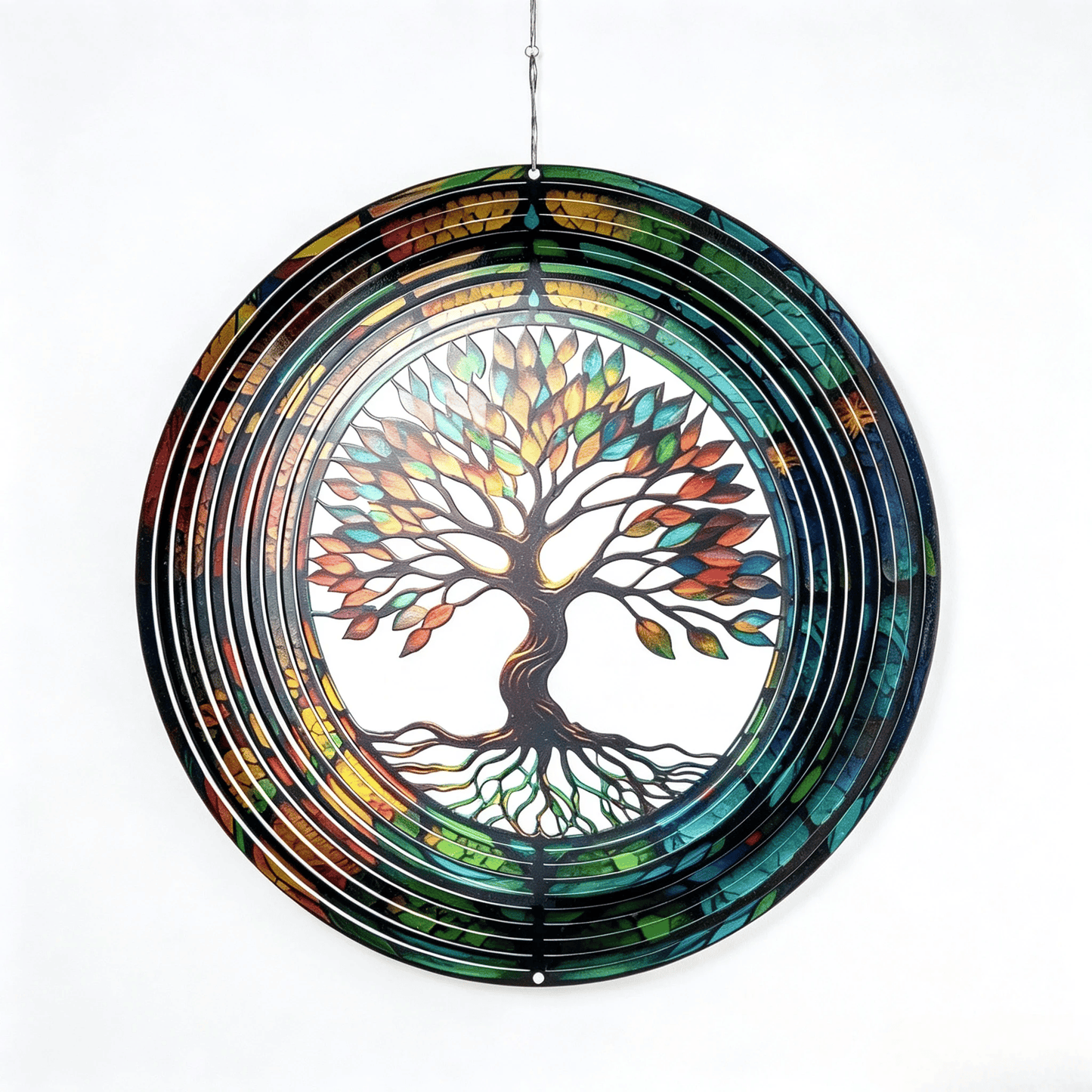 🎐 3D Rotating Wind Chime – Kinetic Hanging Wind Spinner for Garden, Balcony & Outdoor Decor
