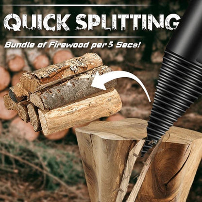 🔥LAST DAY 49% OFF🛠️⚡The Professional Upgrade for Firewood Prep. Durable Drill Set Makes Quick Work of Logs.