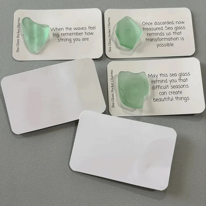 💙 Sea Glass Worry Stone