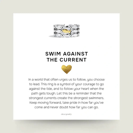 Swim Against The Current Ring