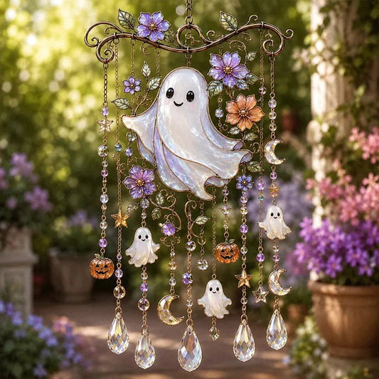 🔥Last Day 49% OFF - 👻✨Halloween-Themed Crystal Wind Chime(📦Buy 2 Free Shipping)