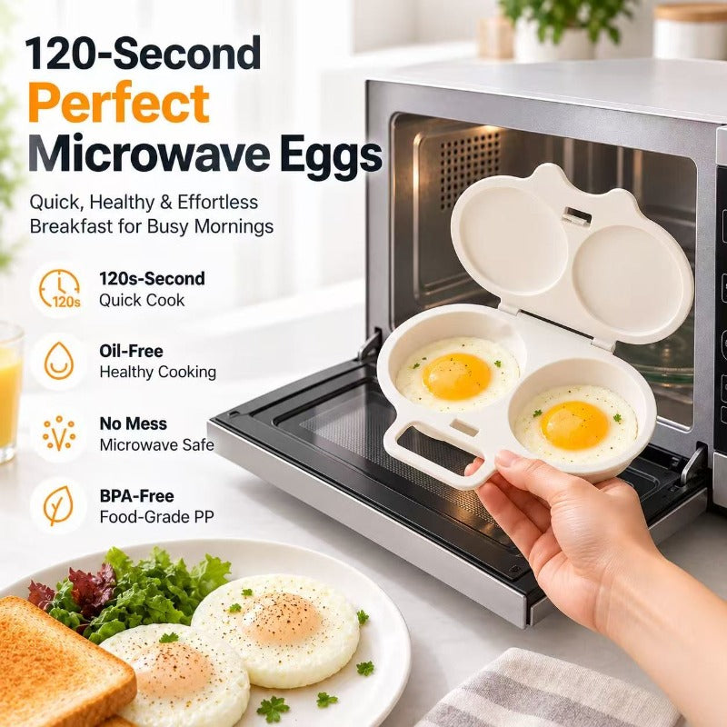 Oil-Free Microwave Egg Poacher