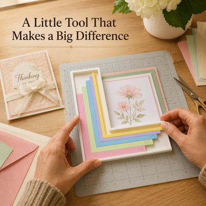 Card Making Alignment Guides Set | Create Perfectly Aligned Handmade Cards Without Guesswork or Crooked Corners ✨