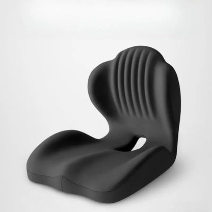 Ergonomic Memory Foam Seat Cushion with Lumbar & Back Support, Relieves Back Pain, Reduces Pressure