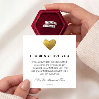 I F♡cking Love You Ring