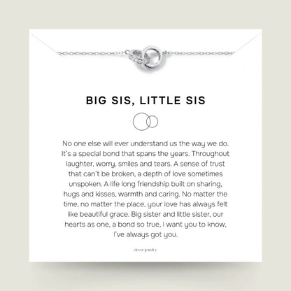 Big Sis, Little Sis - Interlocking Necklace