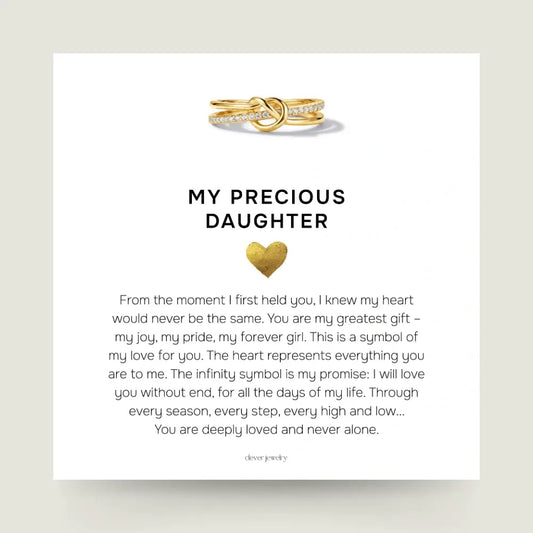 Mother & Daughter - Gold Linked Forever Ring