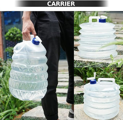 📢📢50% OFF !! ⏰Portable Collapsible Camping Water Container with Spigot