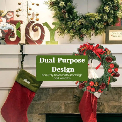 🎄Fireplace Stocking and Garland Hanger