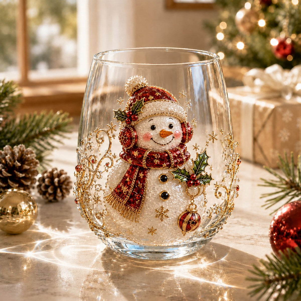🎄 Christmas Magic Glass Cup – A Festive Holiday Keepsake For Every Sip