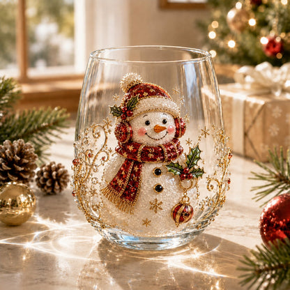 🎄 Christmas Magic Glass Cup – A Festive Holiday Keepsake For Every Sip