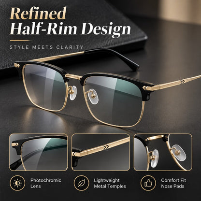 Anti-Blue Light Transition Glasses