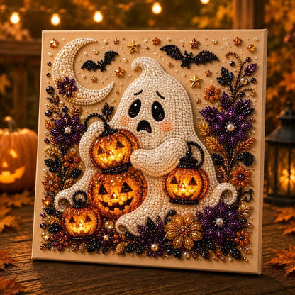 🎃 LAST DAY 49% OFF – 👻 Premium 3D Pearl Absurd Halloween Wall Art Kit | Luxury Flocked Canvas with Scratch-Resistant Non-Fading Pearl Beads DIY Funny Spooky Decor 🕷️✨