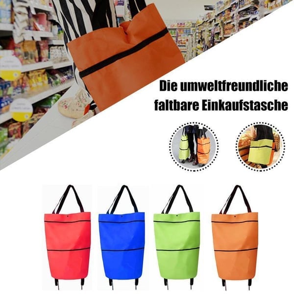 🔥LAST DAY 50% OFF🛒2-in-1 Foldable Shopping Cart