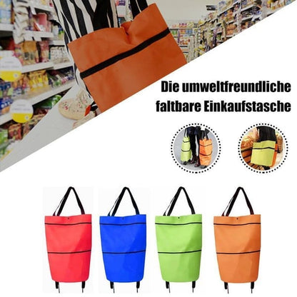 🔥LAST DAY 50% OFF🛒2-in-1 Foldable Shopping Cart