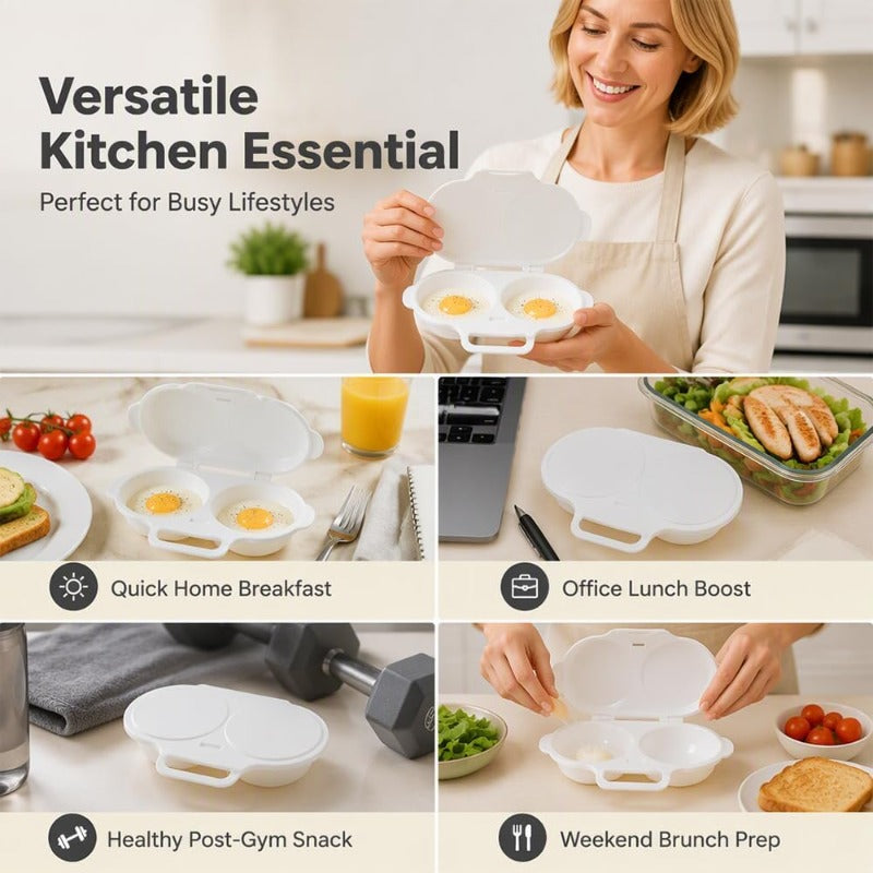 Oil-Free Microwave Egg Poacher