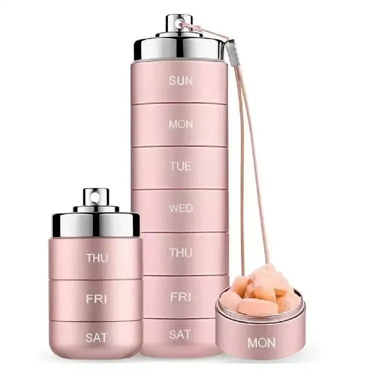 🔥Last Day 50% OFF💊Metal Travel 7-DAY Pill Organizer