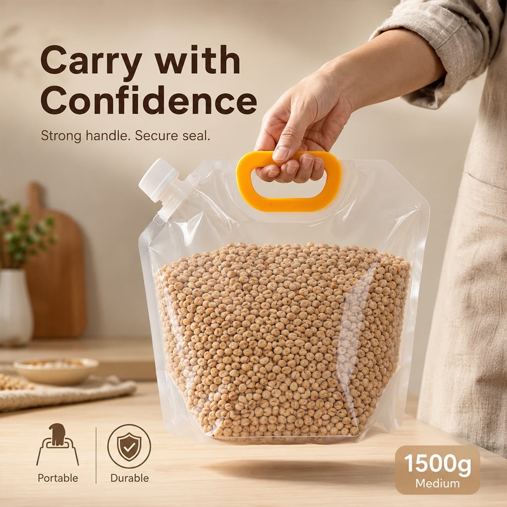 🔥2026 Summer Hot Sale 49% OFF🧄Airtight Grain Storage Bags with Handle