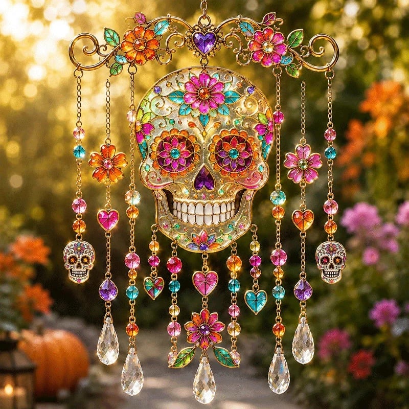 🔥Last Day 49% OFF - 👻✨Halloween-Themed Crystal Wind Chime(📦Buy 2 Free Shipping)