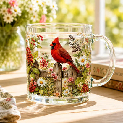 🌸 Limited Edition 2026 Garden Morning Bliss Glass Cup Collection ☕🐦