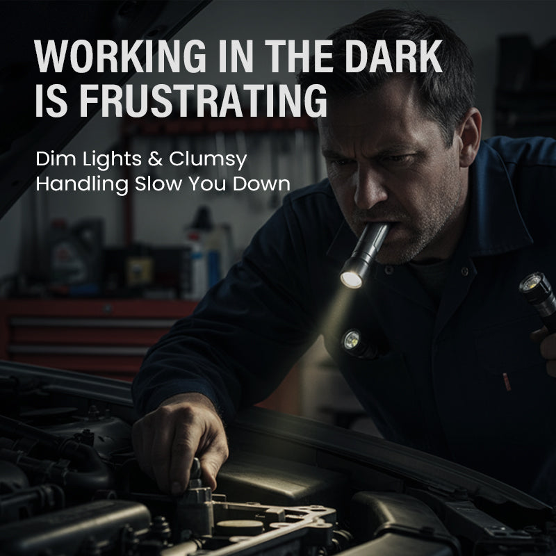 🔥🎁Father's Day Special | 💡Magnetic & Rechargeable LED Work Light