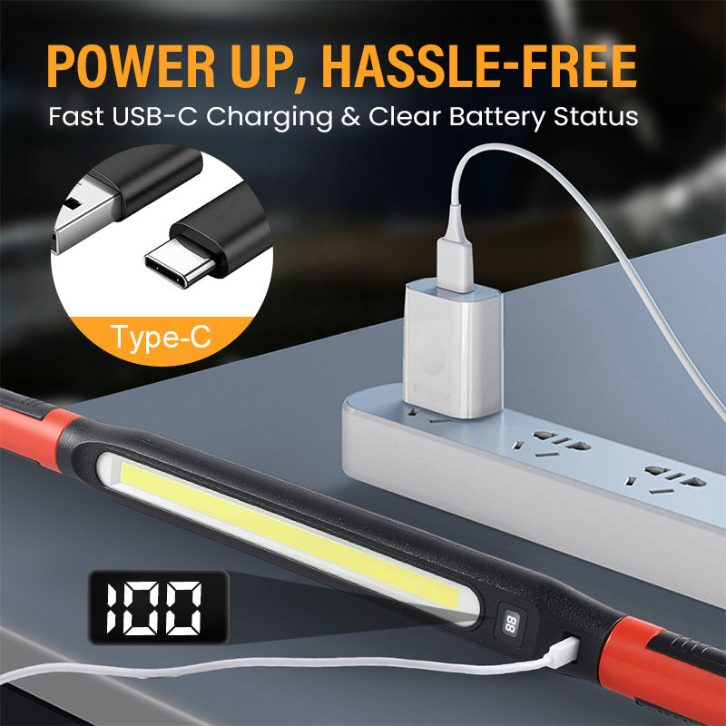 🔥🎁Father's Day Special | 💡Magnetic & Rechargeable LED Work Light