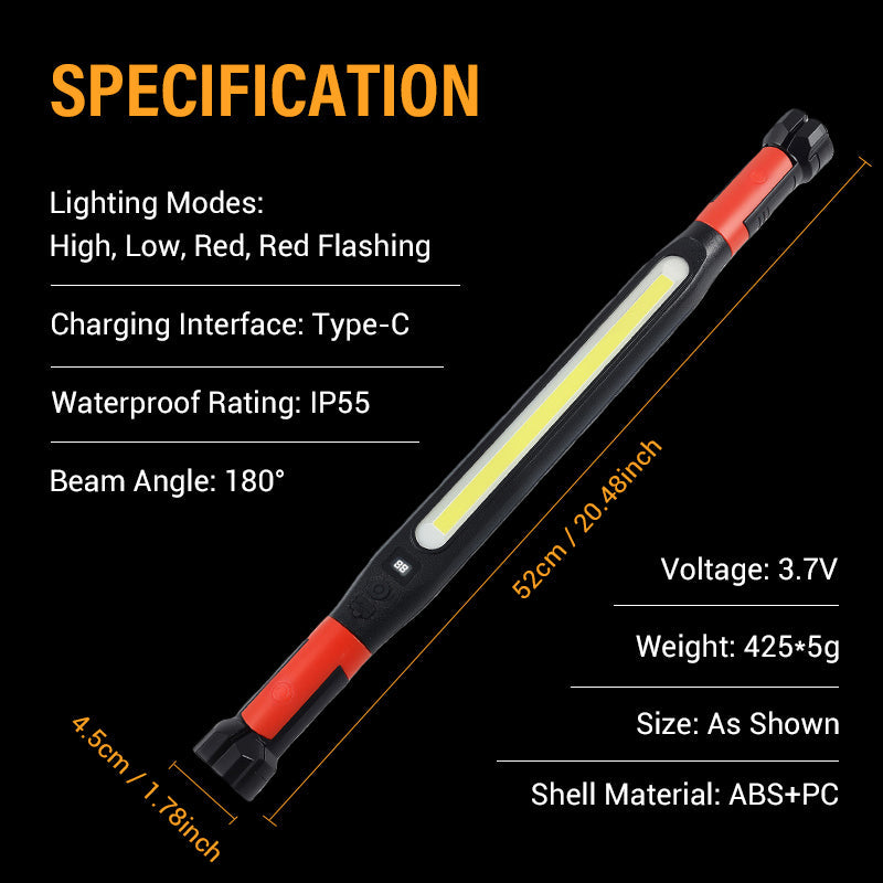 🔥🎁Father's Day Special | 💡Magnetic & Rechargeable LED Work Light