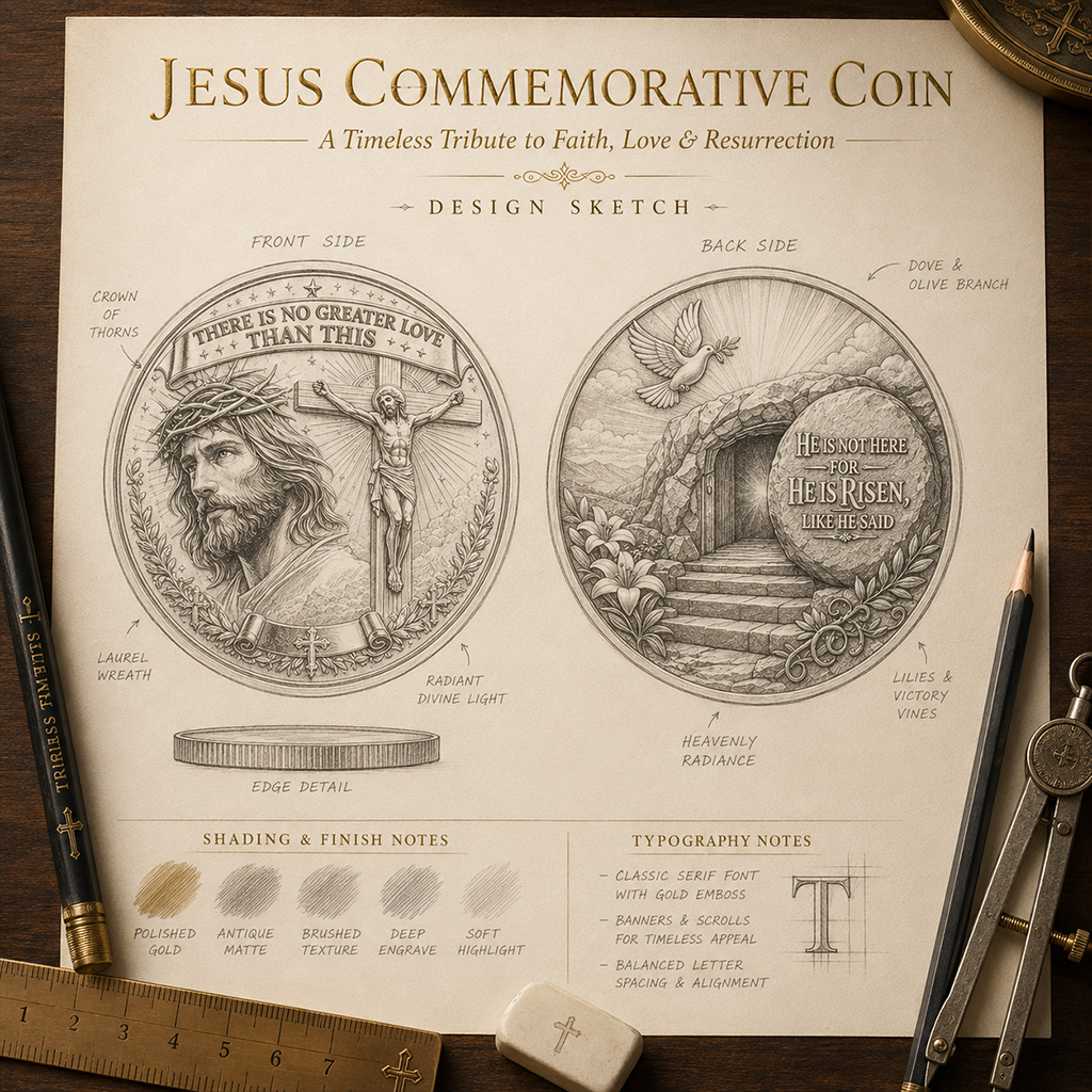 ✝🙏Resurrection Commemorative Coin