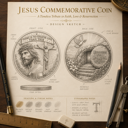 ✝🙏Resurrection Commemorative Coin