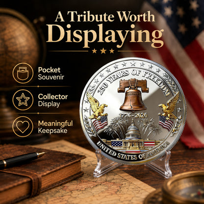 🏆Flash Sale 60% OFF-250 Years of Freedom Commemorative Coin