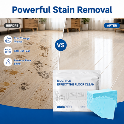 🧼Water-Soluble Floor Cleaning Sheets – 120 Count Multi-Surface Hard Floor Cleaner