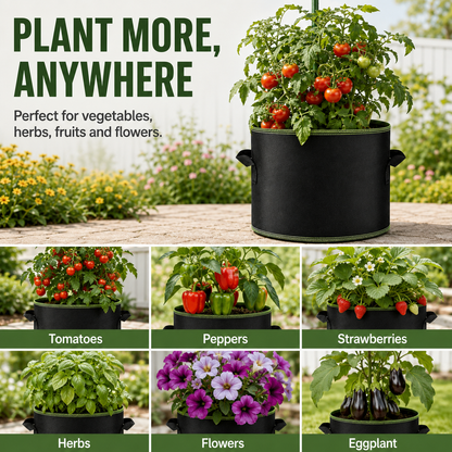 🌿Heavy Duty Aeration Fabric Pots
