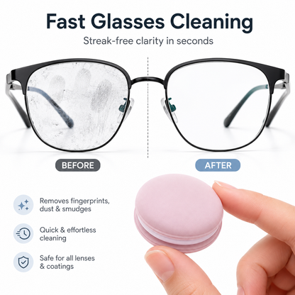 💦Macaron Screen Cleaner ✅Pocket-Sized Cleaning Power for Glasses, Phones, Tablets & Car Screens