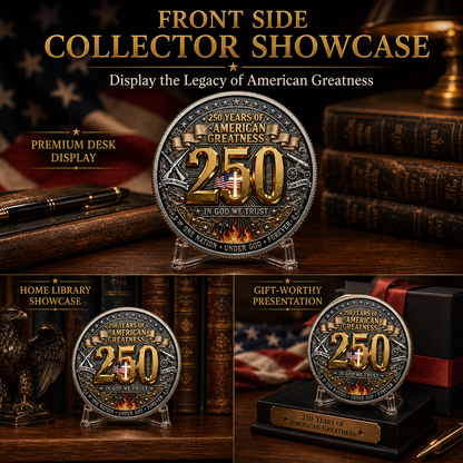 🦅250 YEARS OF AMERICAN GREATNESS COIN