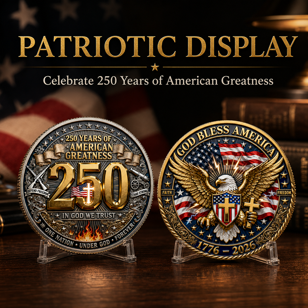 🦅250 YEARS OF AMERICAN GREATNESS COIN