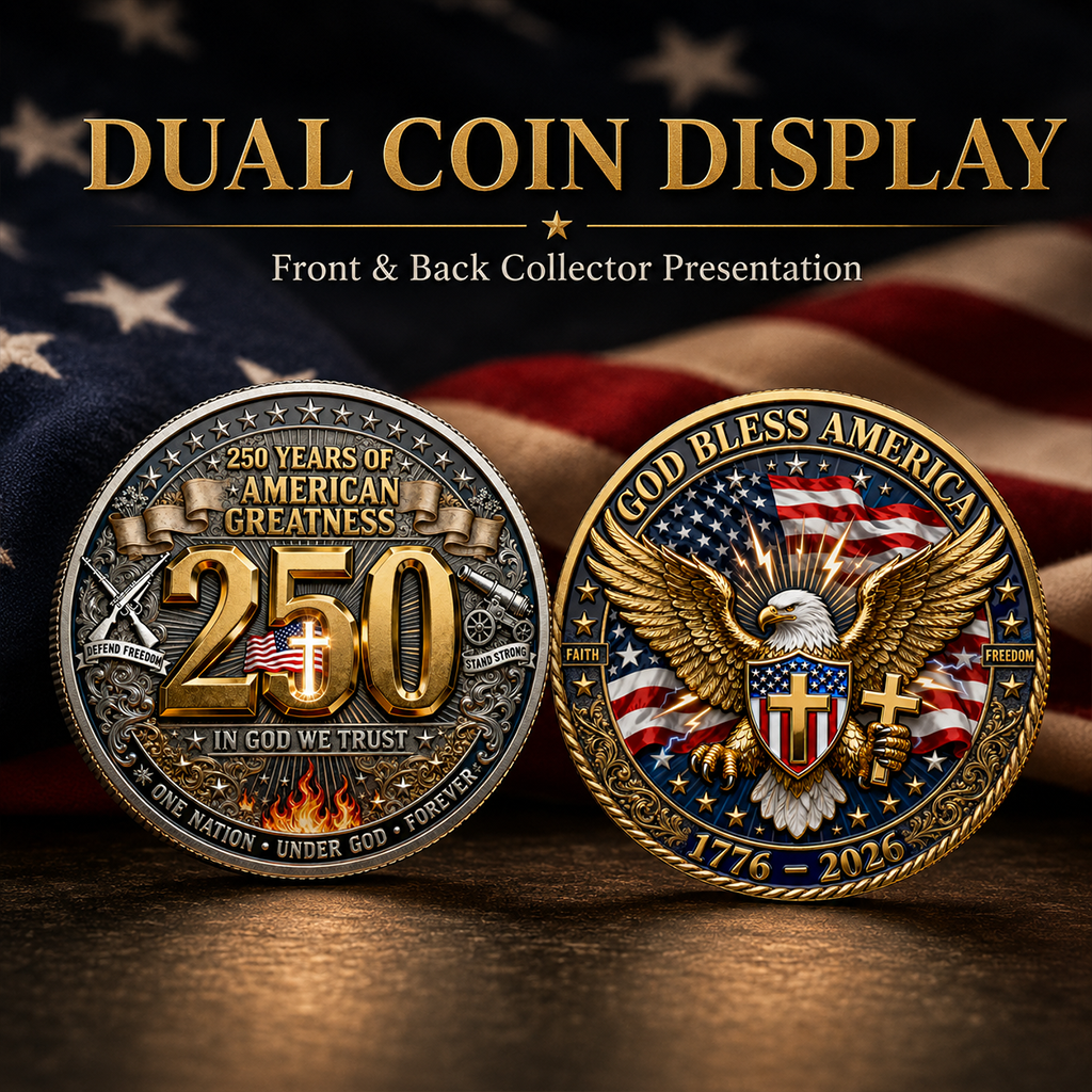 🦅250 YEARS OF AMERICAN GREATNESS COIN