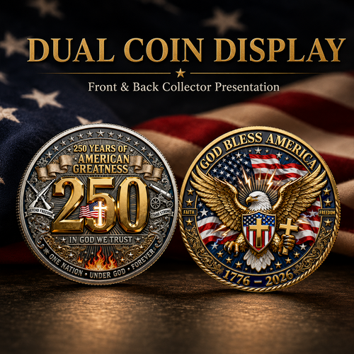 🦅250 YEARS OF AMERICAN GREATNESS COIN