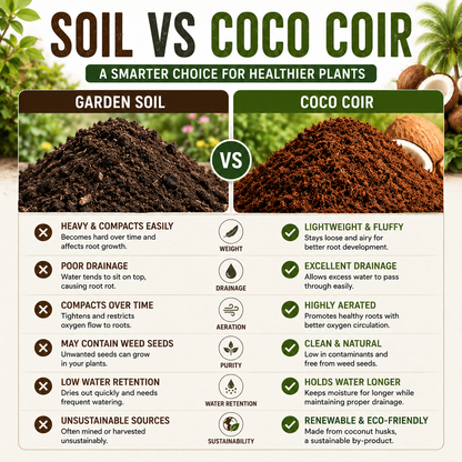 🥥🌿100% Natural Organic Coco Coir Brick