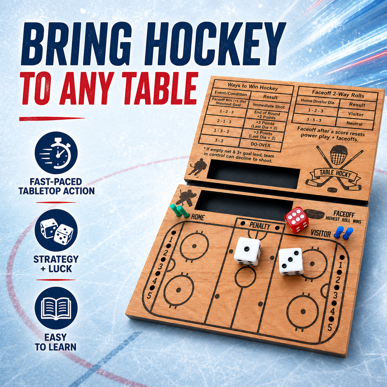 🏒🎲Hockey Dice Game