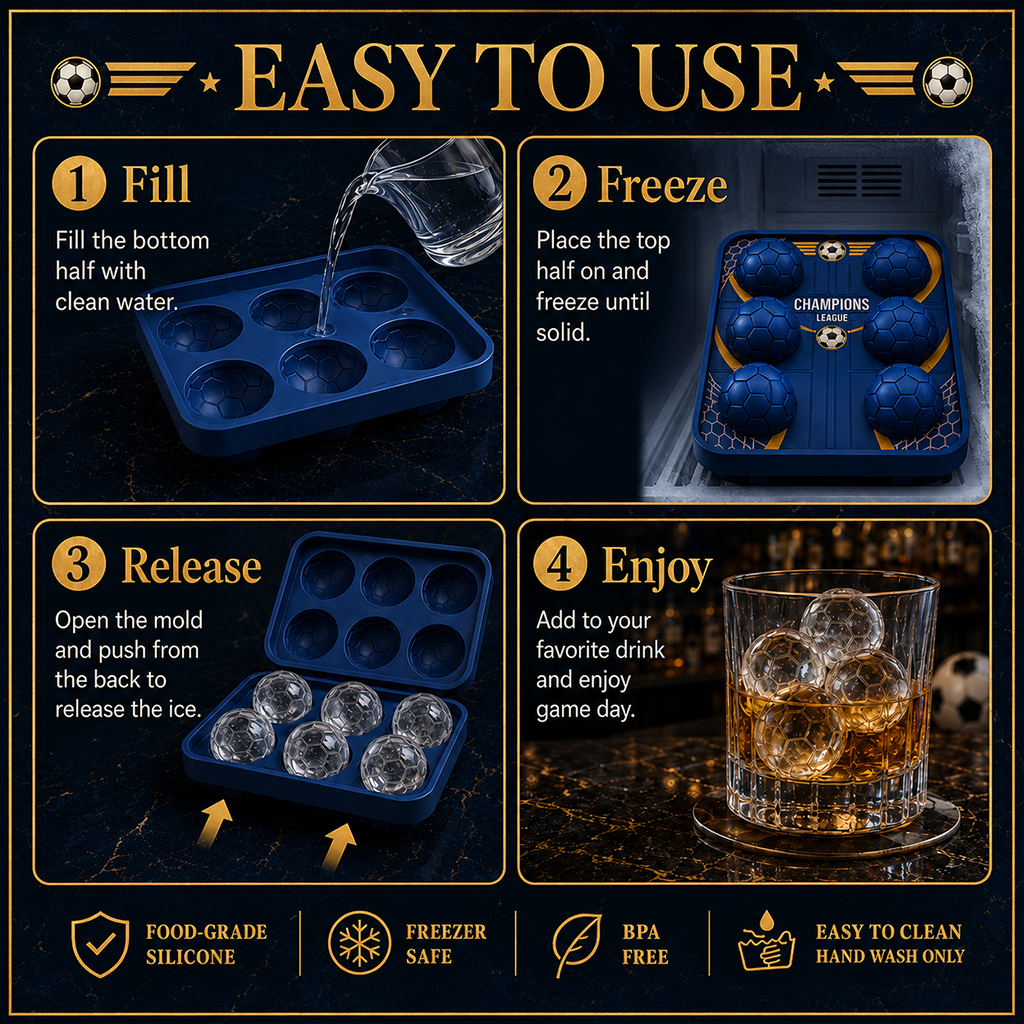 ⚽🧊Soccer Ice Ball Mold