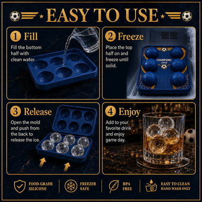 ⚽🧊Soccer Ice Ball Mold