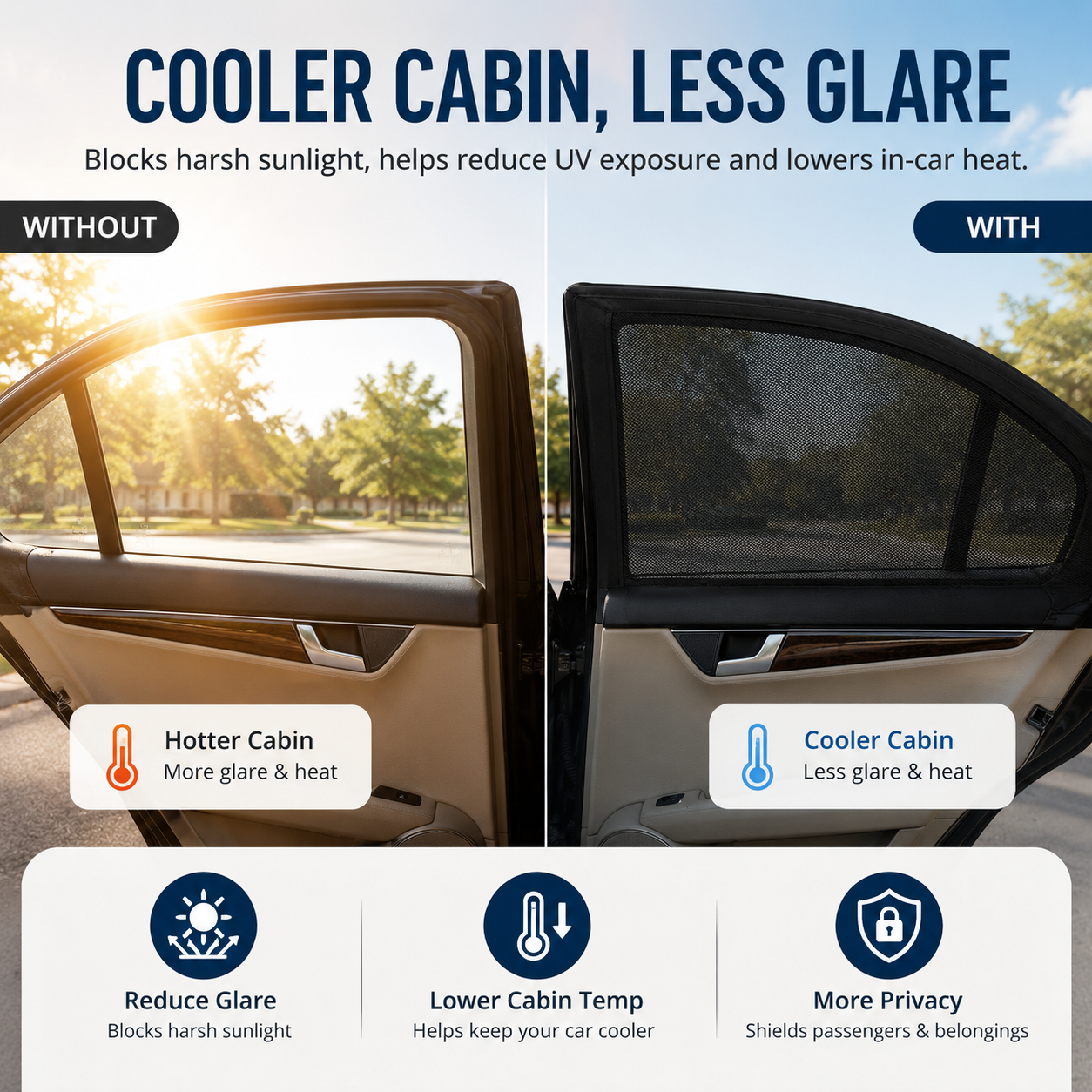 🥳2026 HOT SALE🥳💞100K+ SOLD! UNIVERSAL CAR WINDOW SUNSHADE