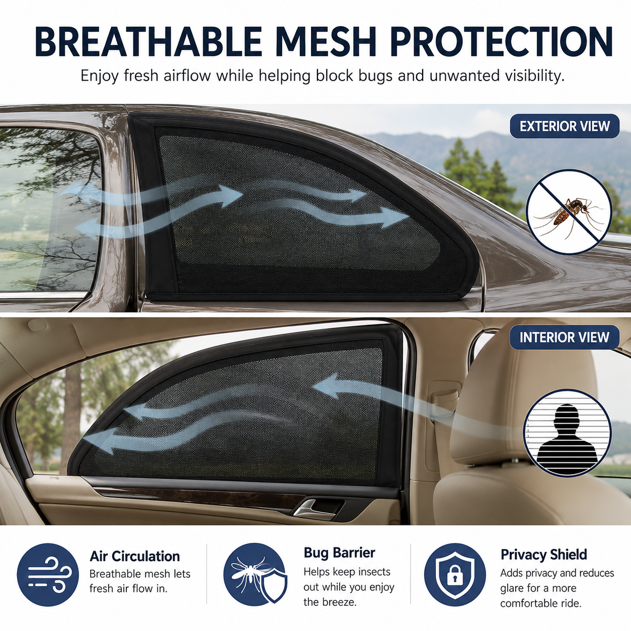 🥳2026 HOT SALE🥳💞100K+ SOLD! UNIVERSAL CAR WINDOW SUNSHADE