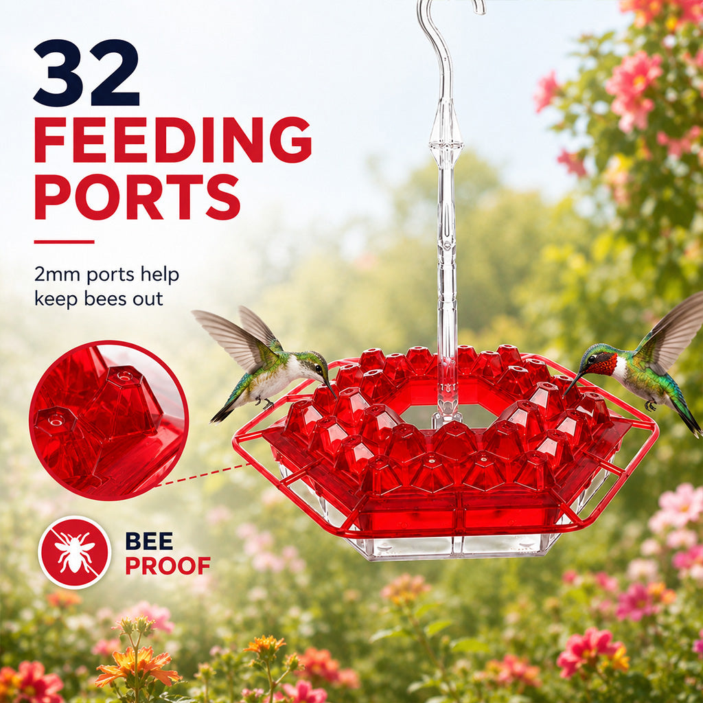 🥇Hummingbird Feeders for Outdoors Hanging