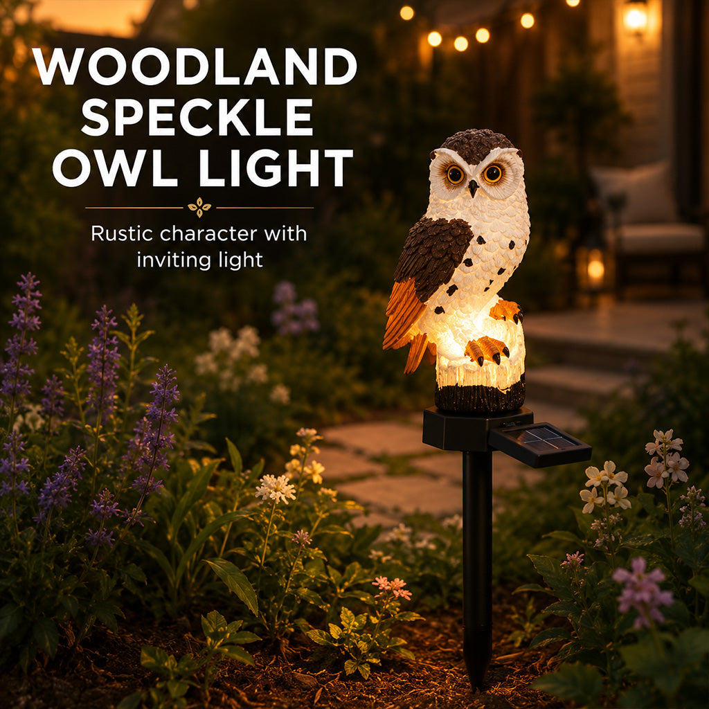 🔥Big Sale - 50% OFF🔥Waterproof Solar Owl Light