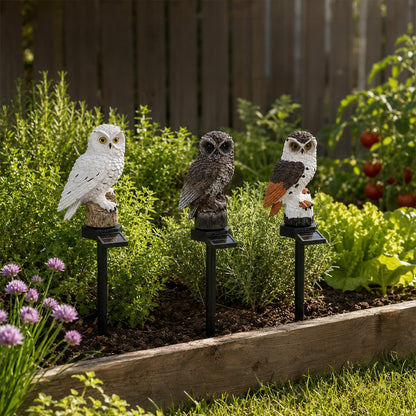 🔥Big Sale - 50% OFF🔥Waterproof Solar Owl Light
