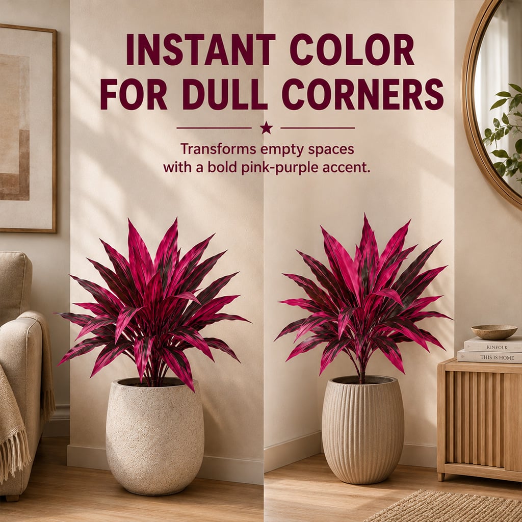 ✨Artificial Boston Fern & Dragon's Blood Tree Plants